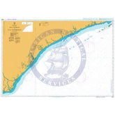 British Admiralty Nautical Chart 2935: Rio Zambeze to Ilha Epidendron